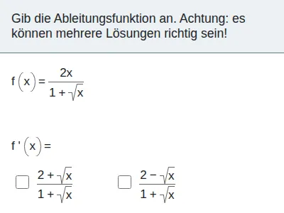 Ableitung - Kettenregel