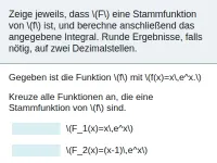 Integral - Berechnung mit Stammfunktion
