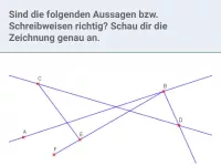 Geometrie - Strecken, Geraden und Halbgeraden