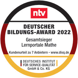 Gesamtsieger Lernportale Mathe, Deutscher Bildungs-Award 2022